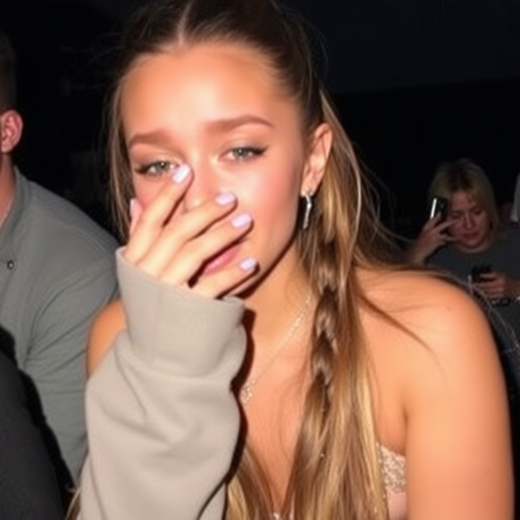 Ariana Grande Shedding Tears
