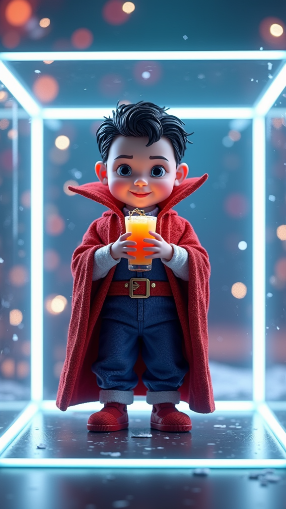 Baby Dr. Strange's Futuristic Christmas Party Poster