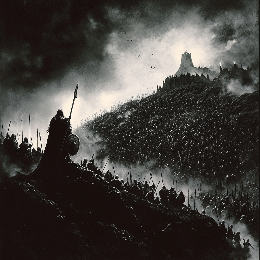 Battle at Minas Tirith: Soldiers vs Darkness