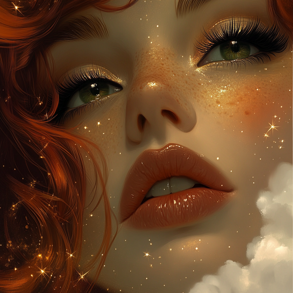 Bridget Bordeaux: Stunning Ethereal Portrait in Art Deco