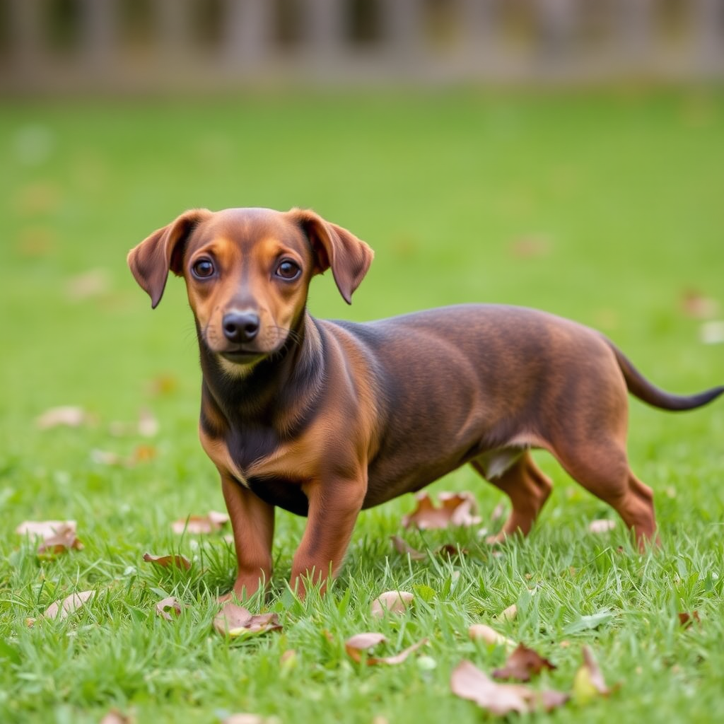 Brown Fox Dachshund Pincher Mix Canine