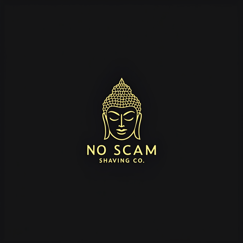 Buddha Featured in No Scam Shaving Co. Logo