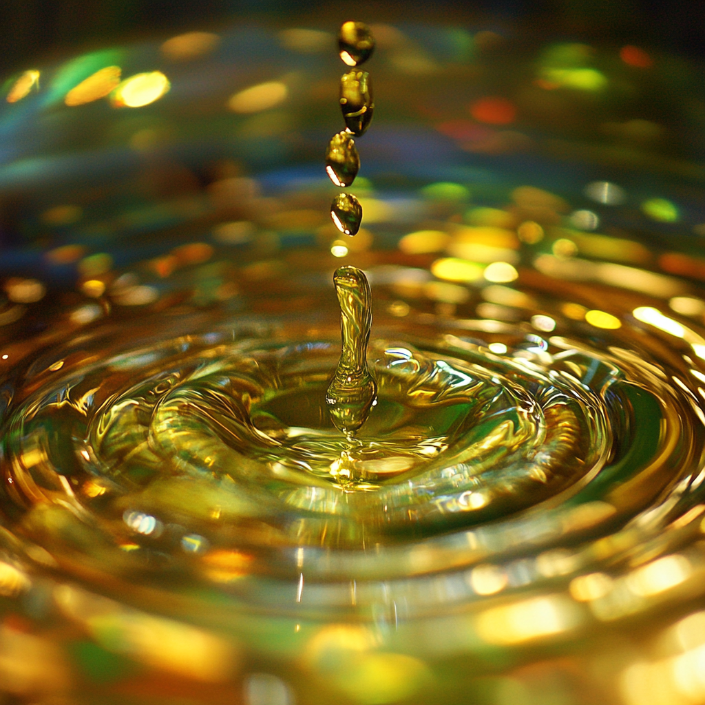 Capturing Gold Drops of Olive Oil