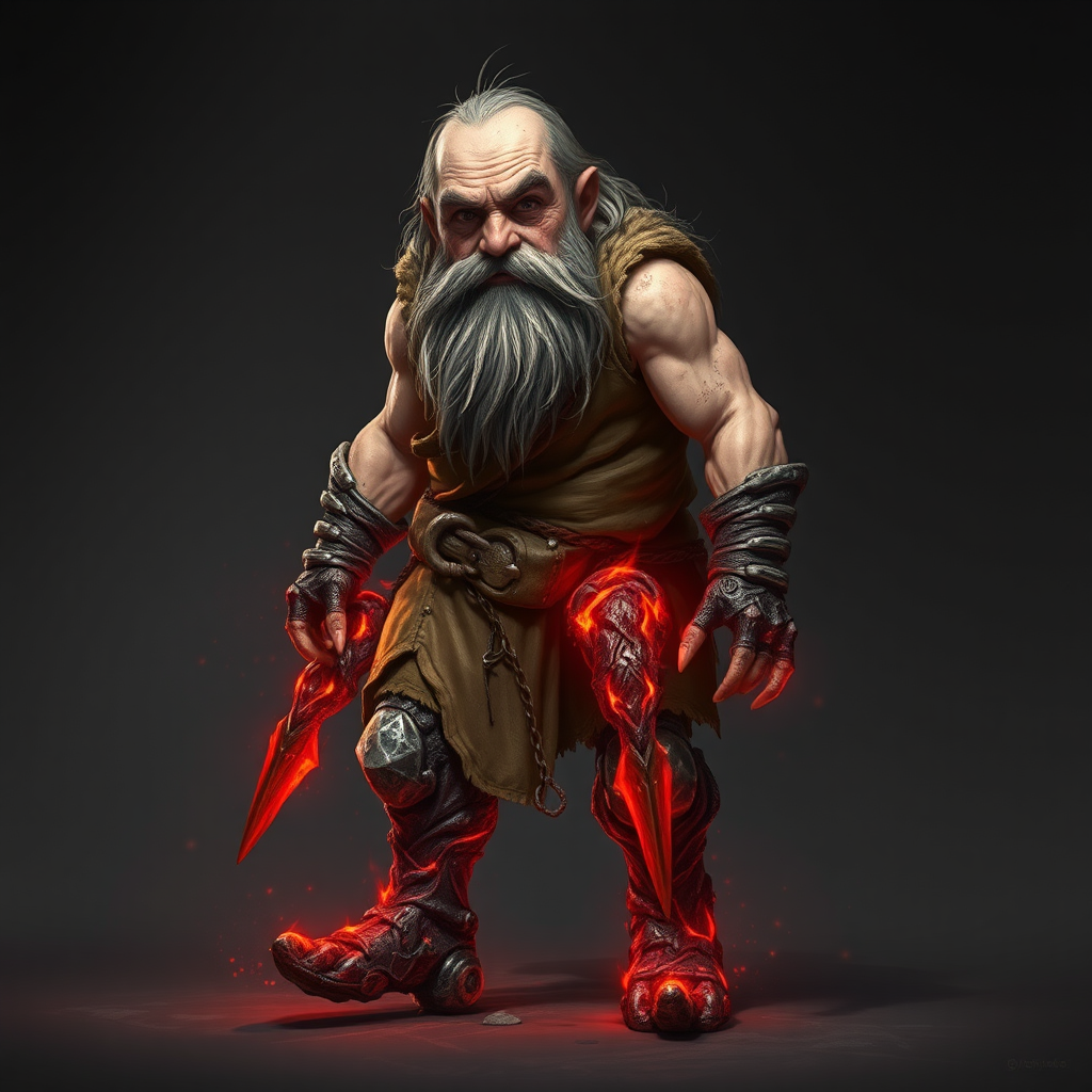 Chaotic Dwarf Miner's Unnatural, Fiery Transformation