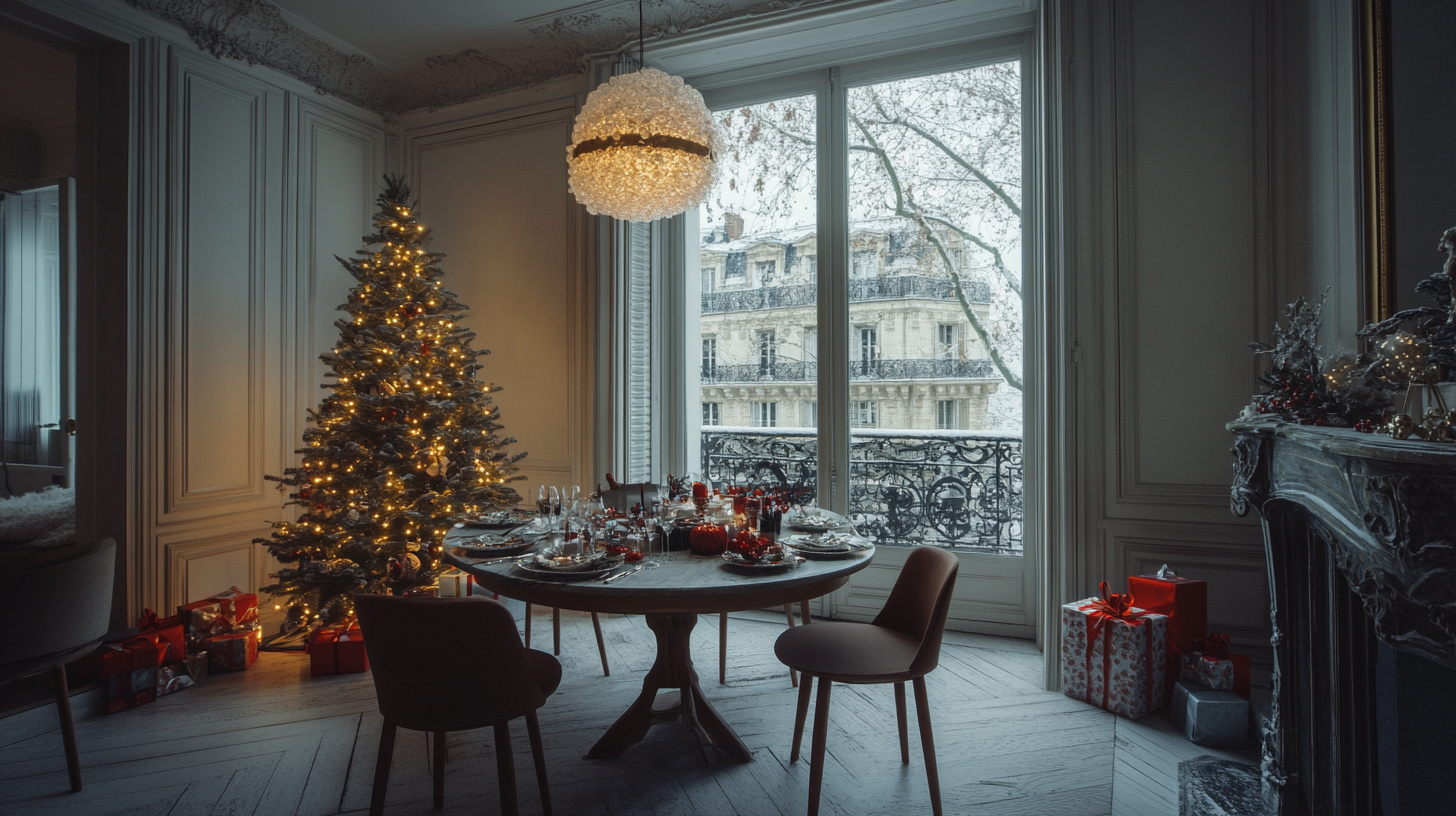 Charles Zana's Christmas-Ready Parisian Luxury Apartment