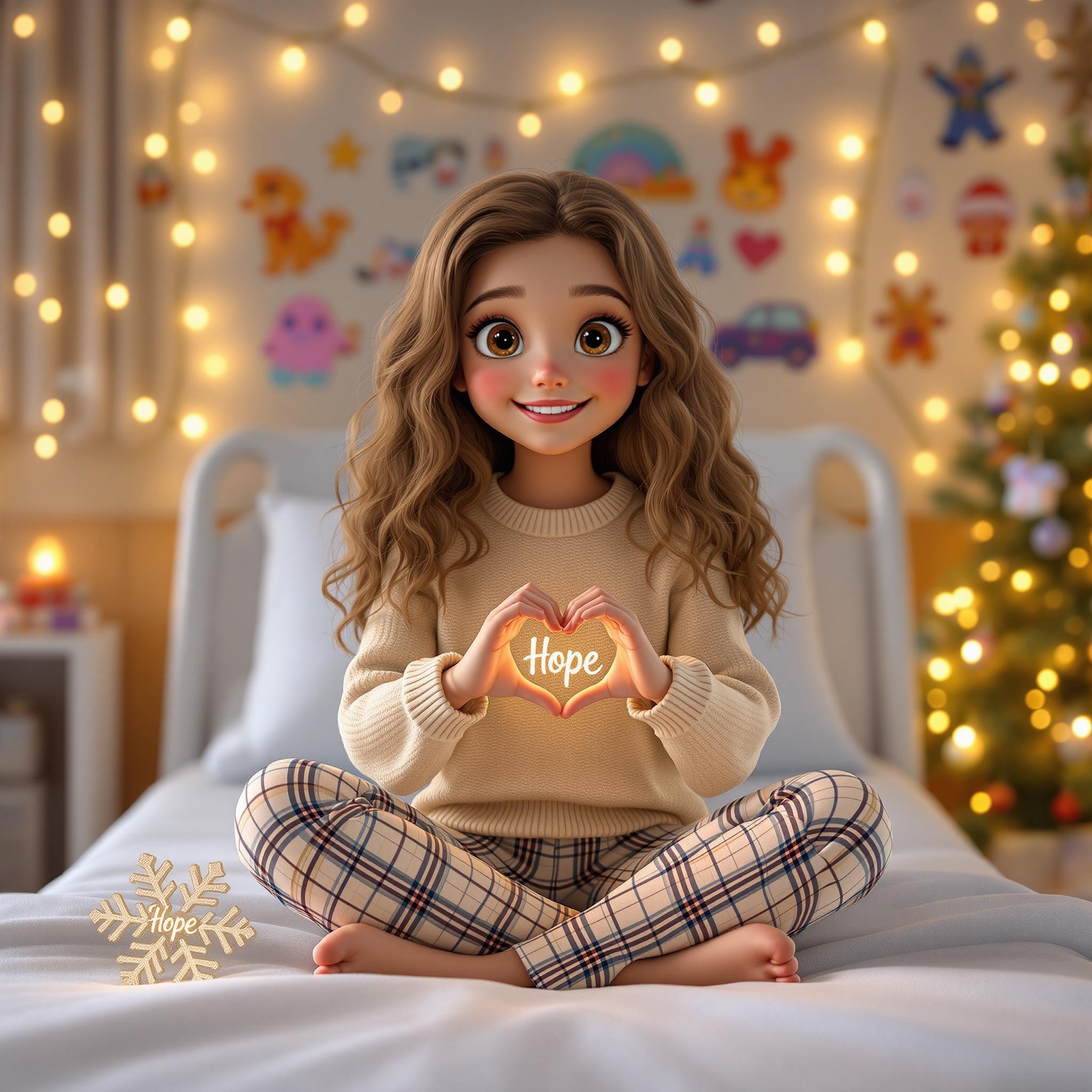 Charlotte's Hopeful Christmas in Hospital Room