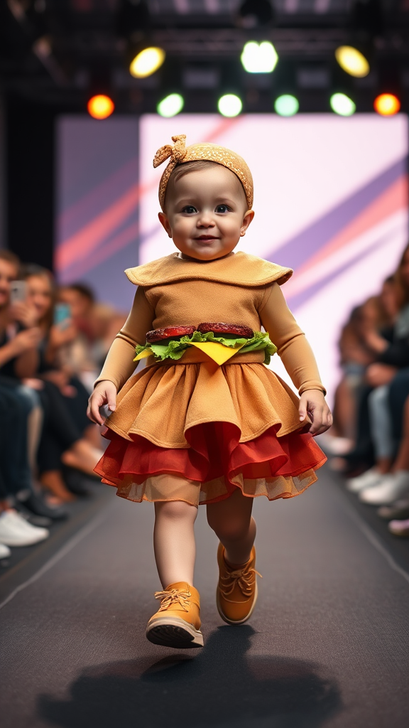 Chic Baby Burger Fashion Show on TikTok