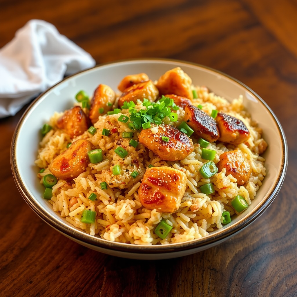 Chicken fried rice - a delicious meal option