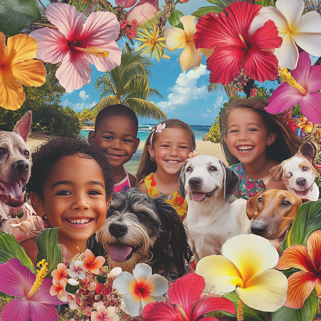 Children, Pets, Flowers: Joyful Hawaii Vacation