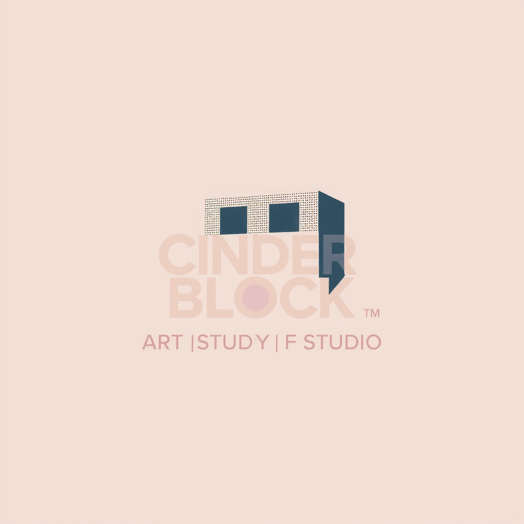 Cinder Block Art Video Studio Logo