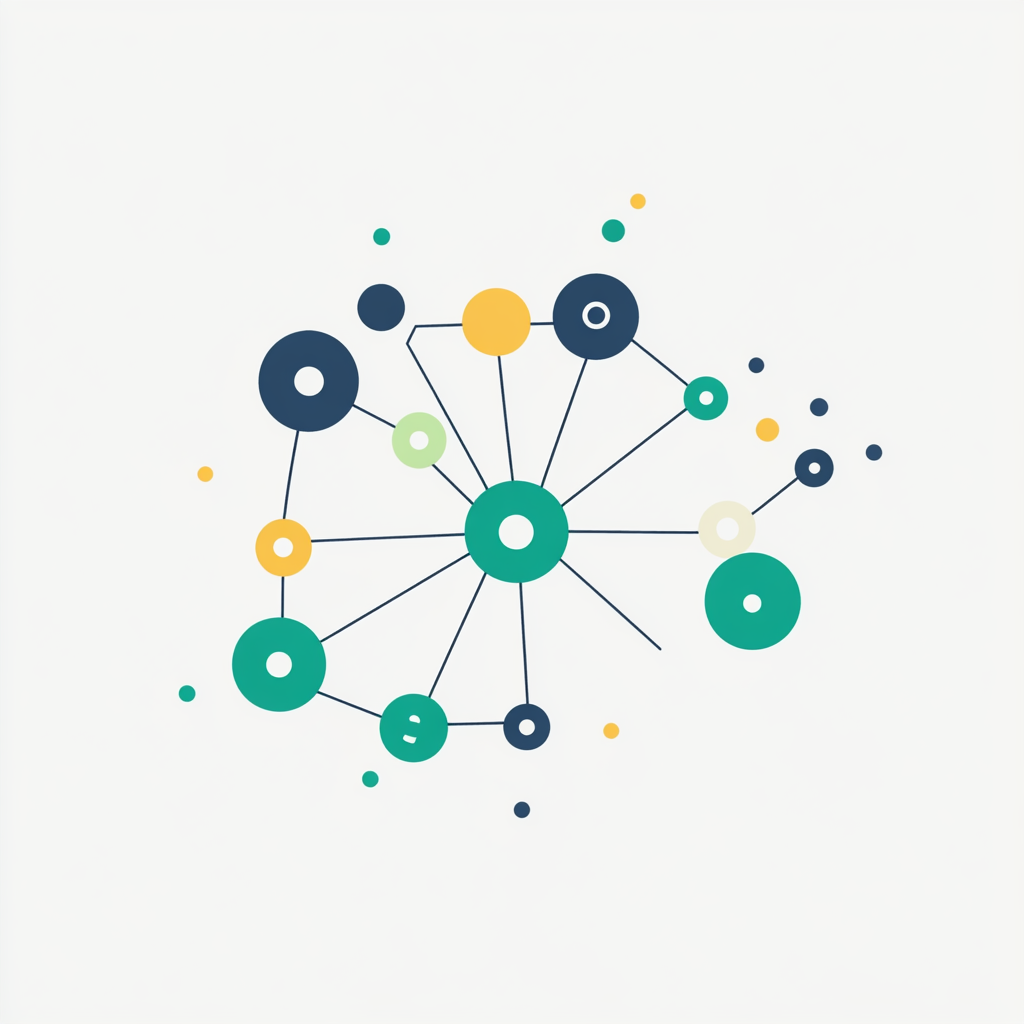 Circles of Friends on Blockchain Network Logo