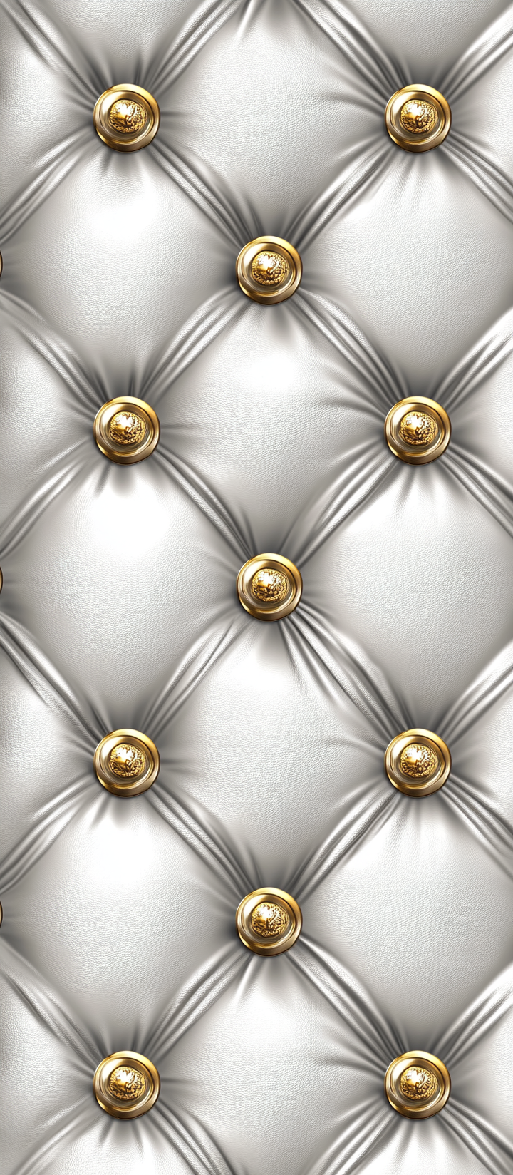 Classy silver and gold quilted wallpaper design