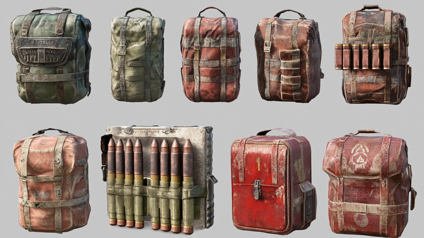 Collection of Unique Ammo Packs for Video Games