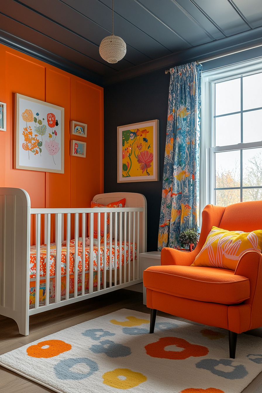 Colorful Nursery with Vibrant Decor for Kids