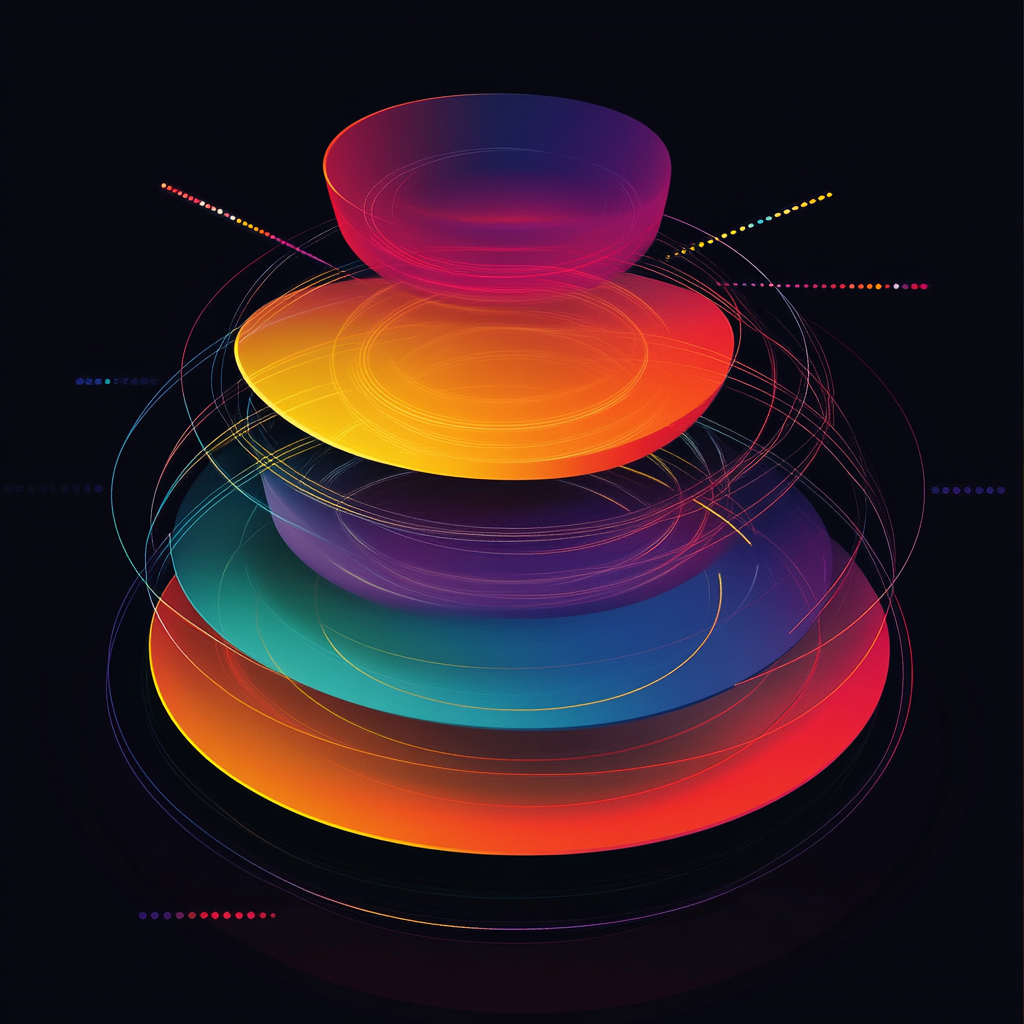 Colorful Venn Diagram for Technology Company ai Use