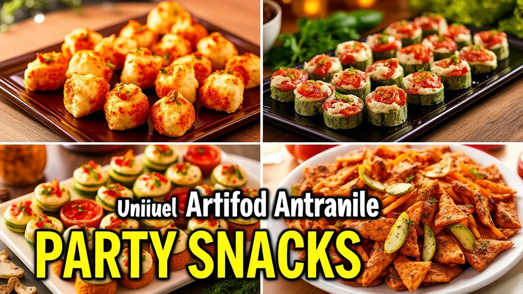 Colorful and Affordable Party Snacks on Display