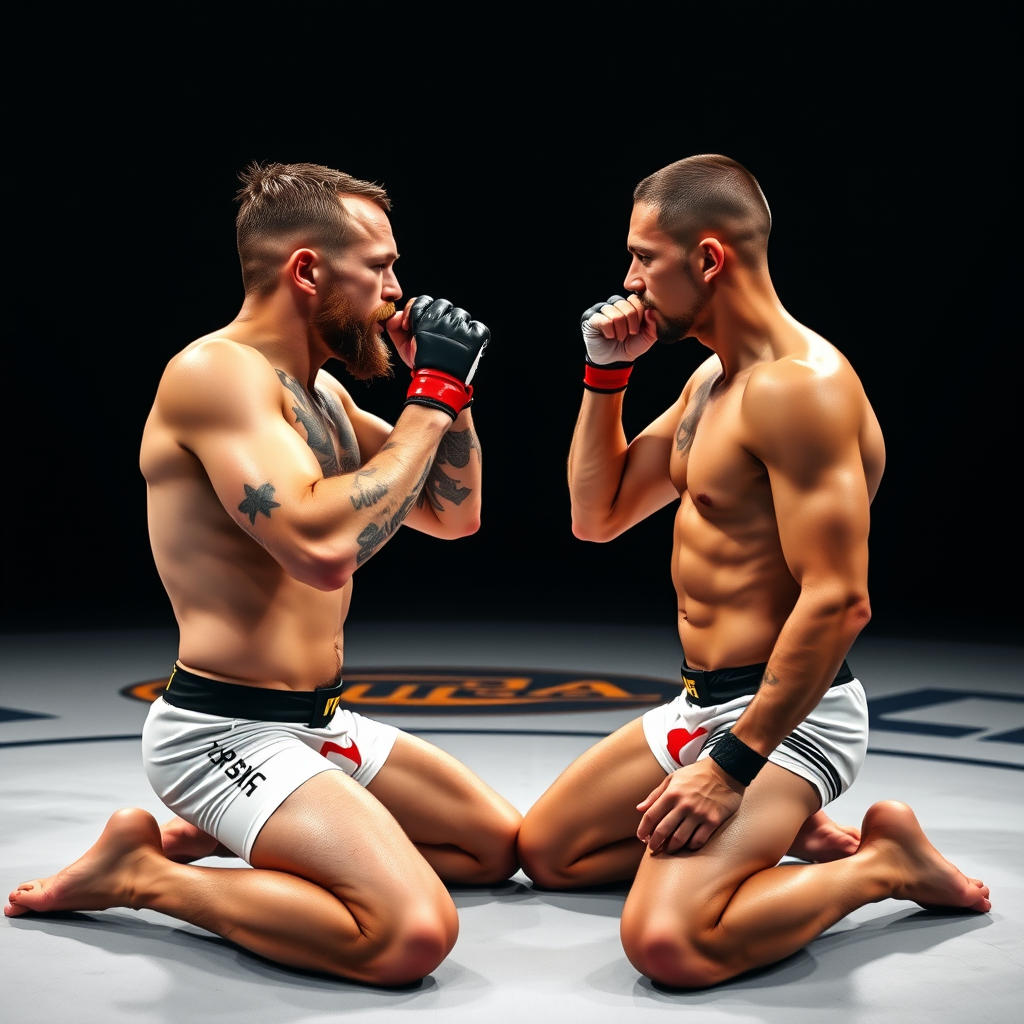 Conor McGregor and Andrew Tate's Kneeling Standoff