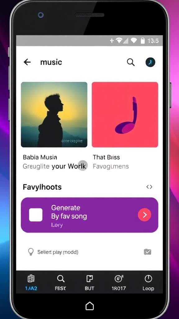 Create music playlists from favorite songs or moods.