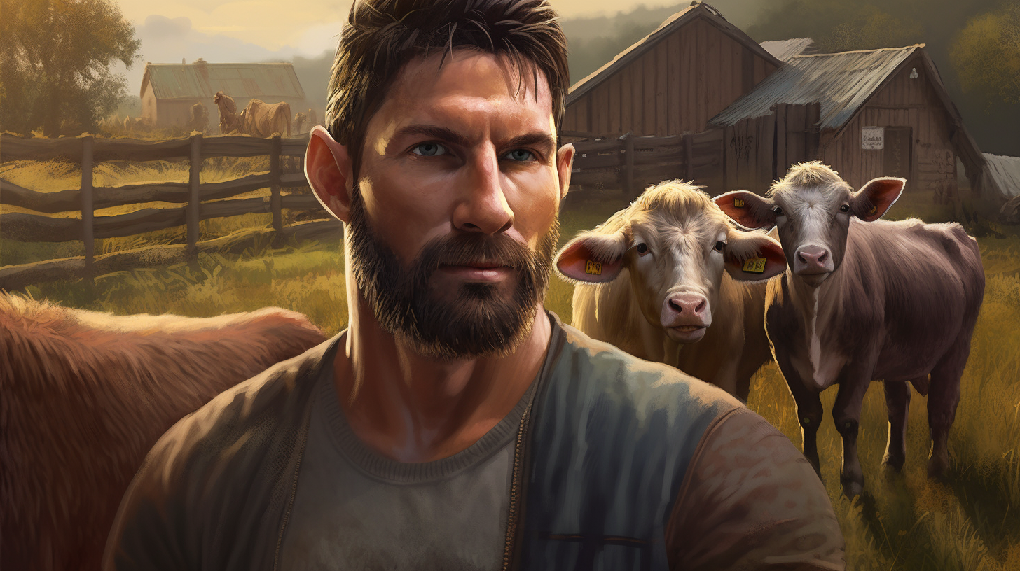 Cristiano Ronaldo and Lionel Messi on the Farm