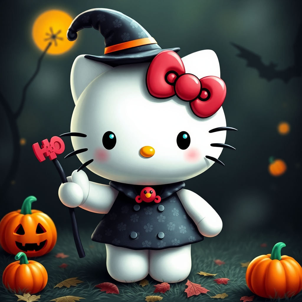 Cute kitty costume for spooktacular Halloween fun