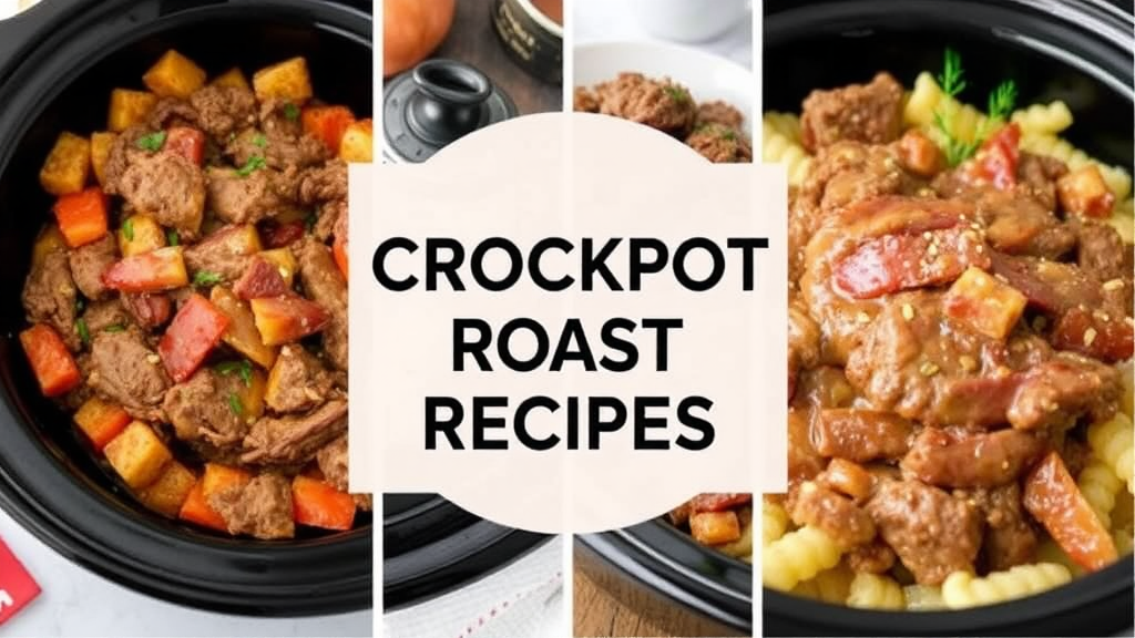 Delicious Crockpot Roast Recipes Collage Picture