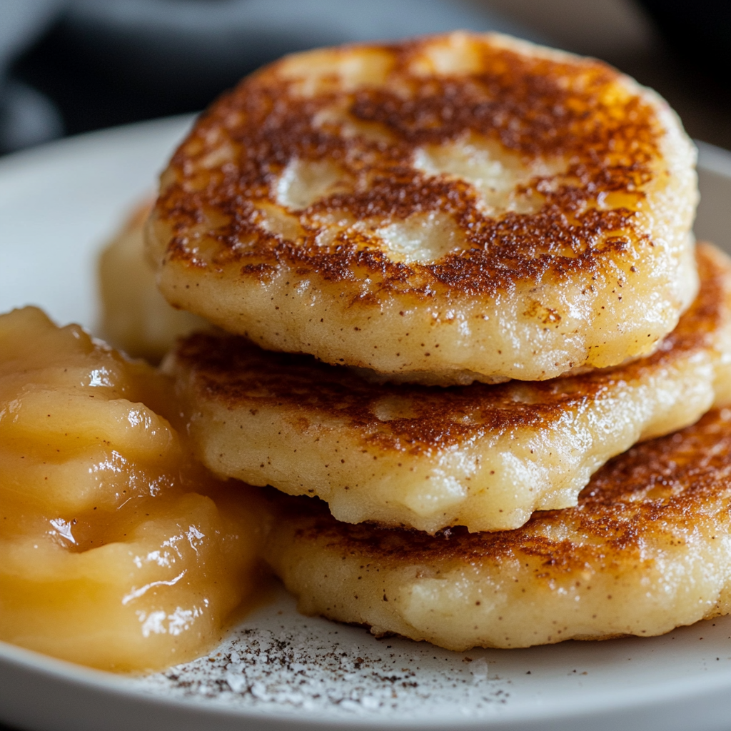 Delicious Potato Pancakes with Applesauce Complement