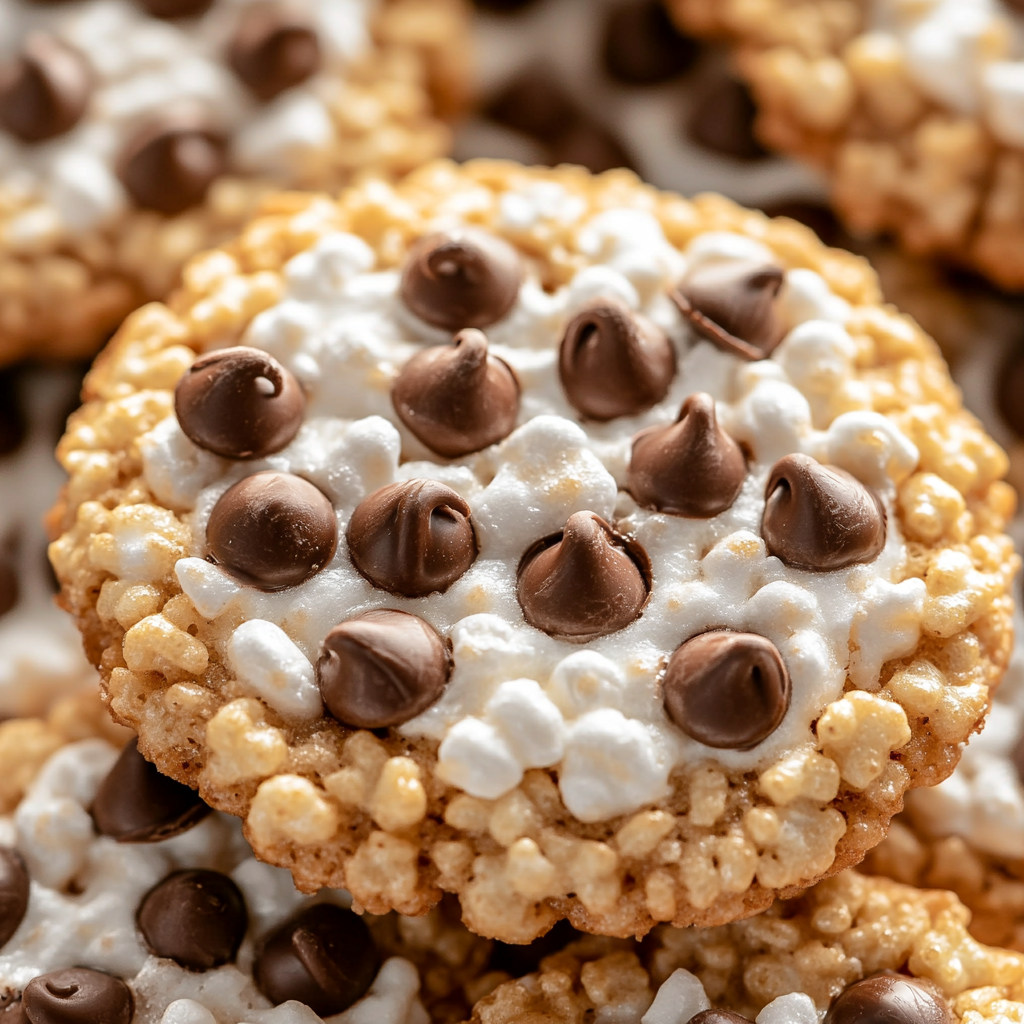 Delicious Rice Krispie Chocolate Chip Cookies Image