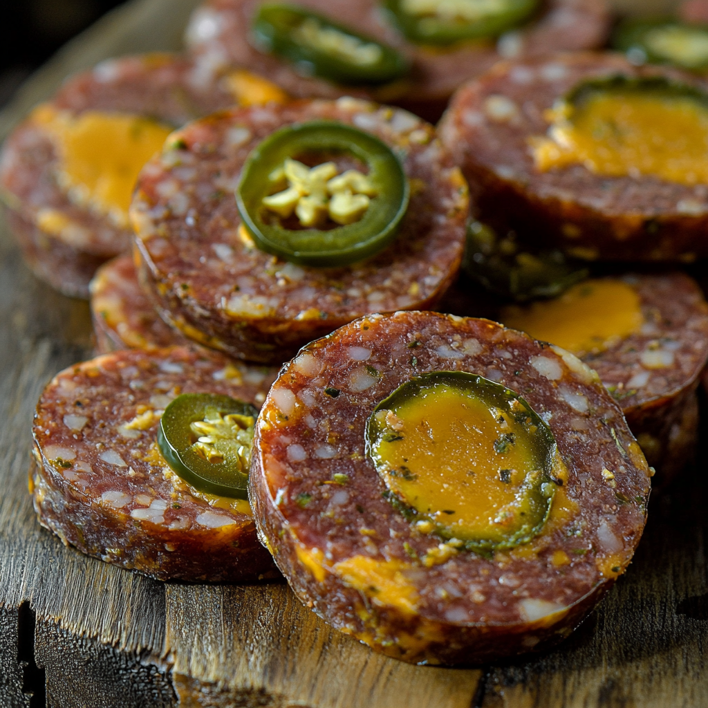 Delicious Venison Sausage with Cheddar and Jalapeño