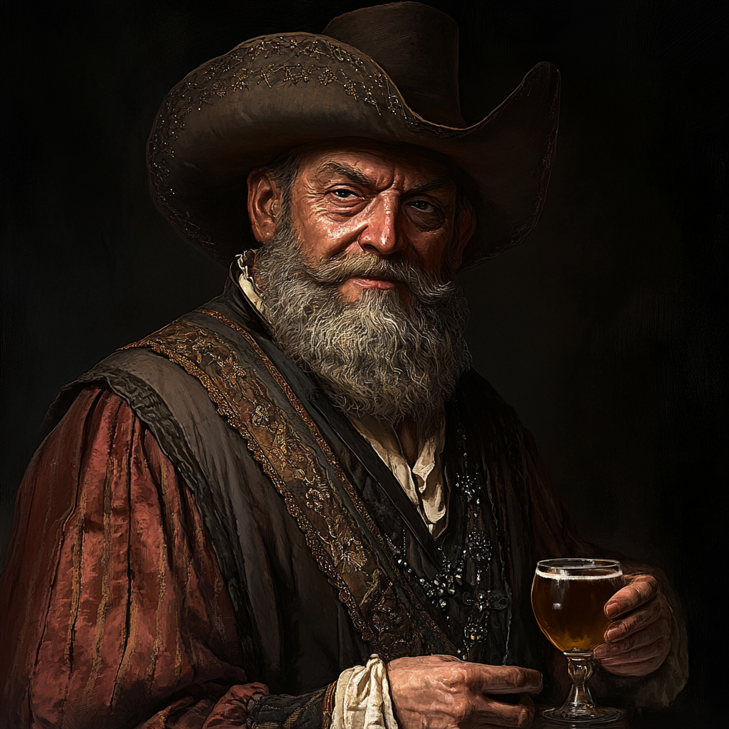 Detailed, realistic, dark, gothic atmosphere, black background, portrait.