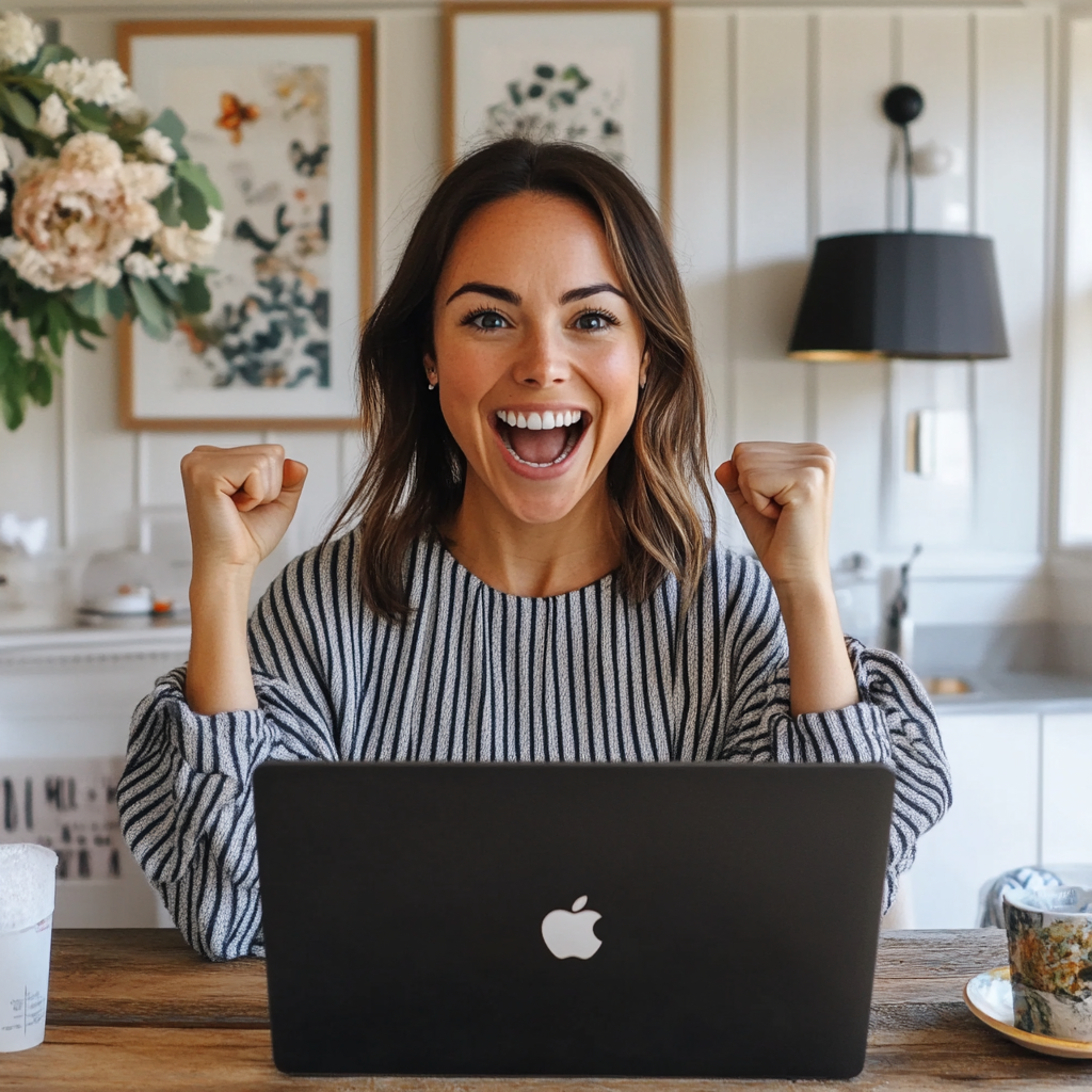 Exciting Female Entrepreneur in Inspiring Workspace