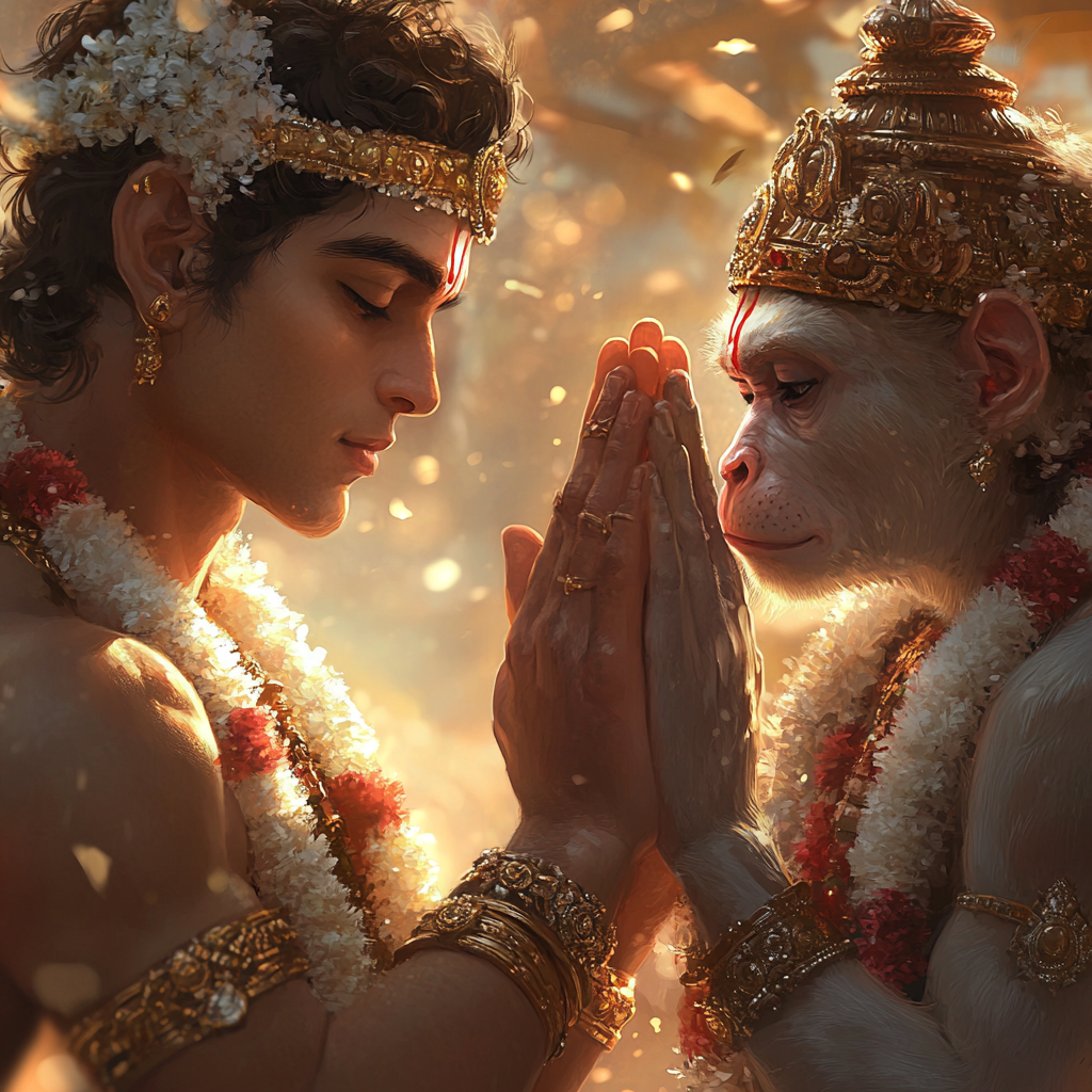 Faithful companions: Rama and Hanuman in devotion