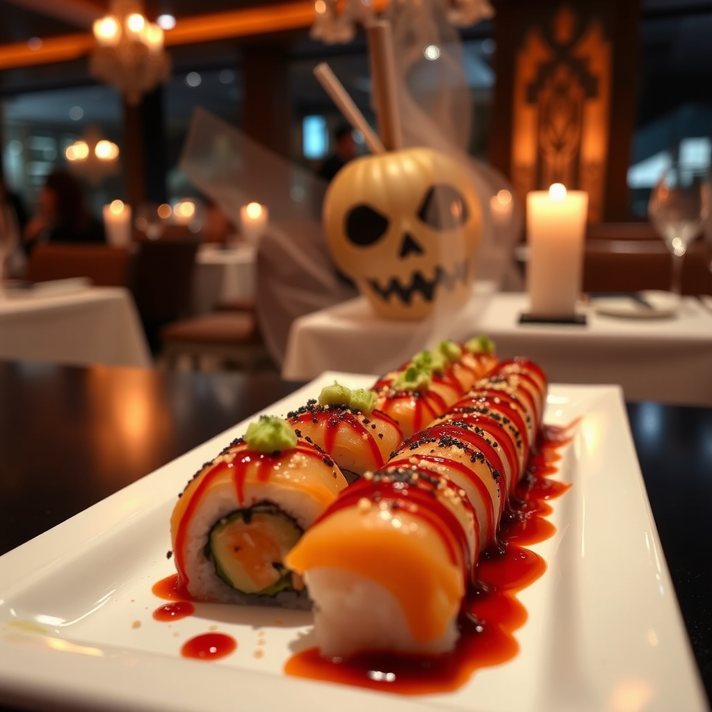 Fancy Halloween Restaurant Serves Spooky Sushi