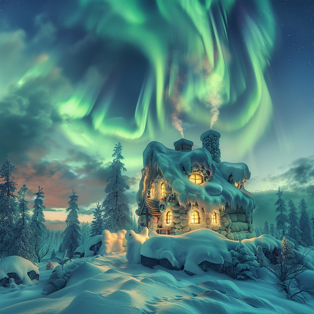 Father Christmas' Magical Arctic Workshop: A Winter Tale