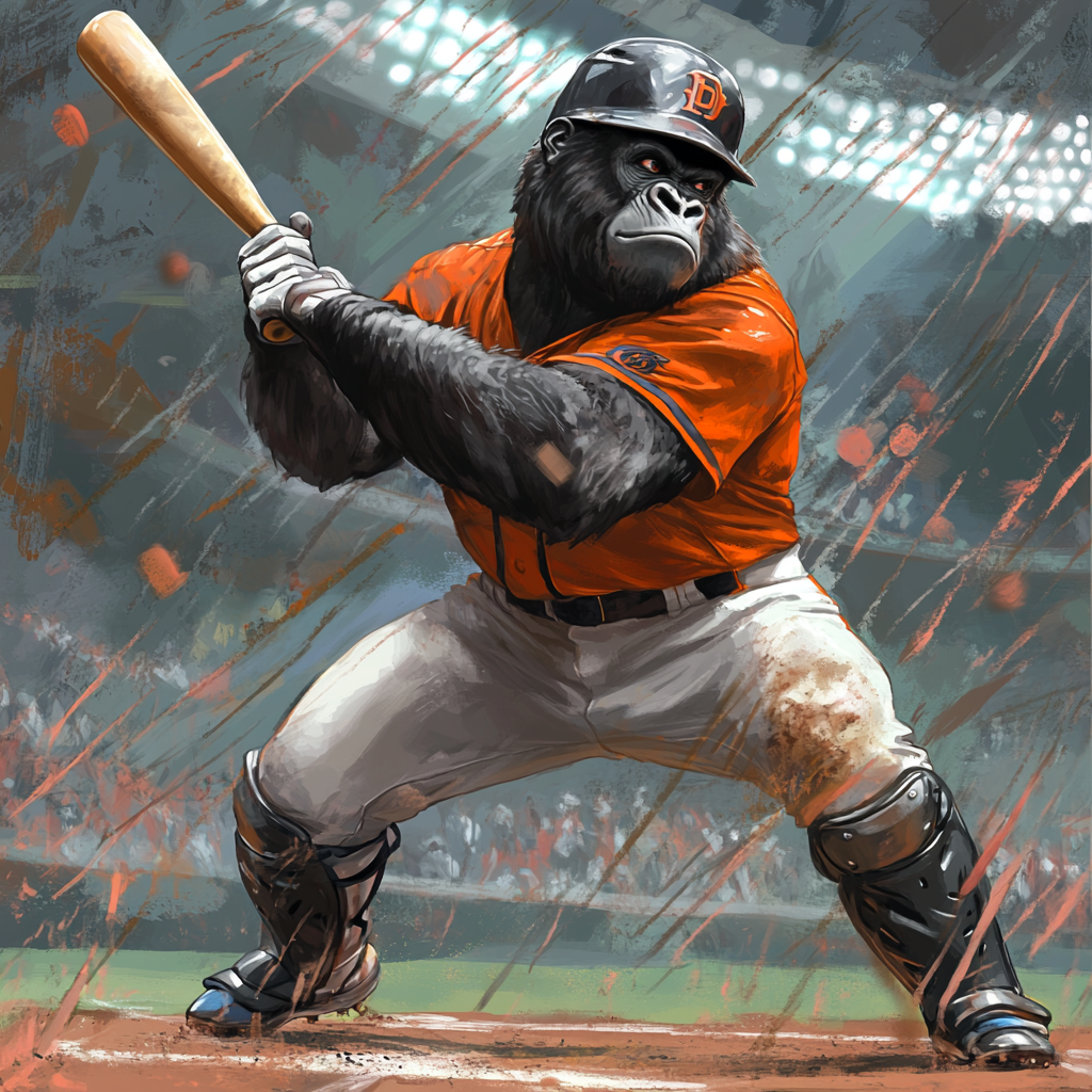 Gorilla hits game-winning grand slam in baseball game