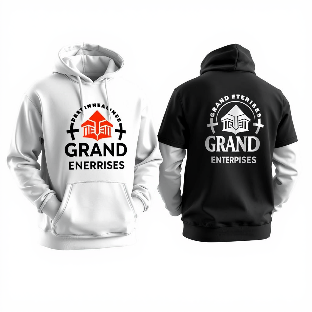 Grand Enterprises Hoodies Mockups Front and Back