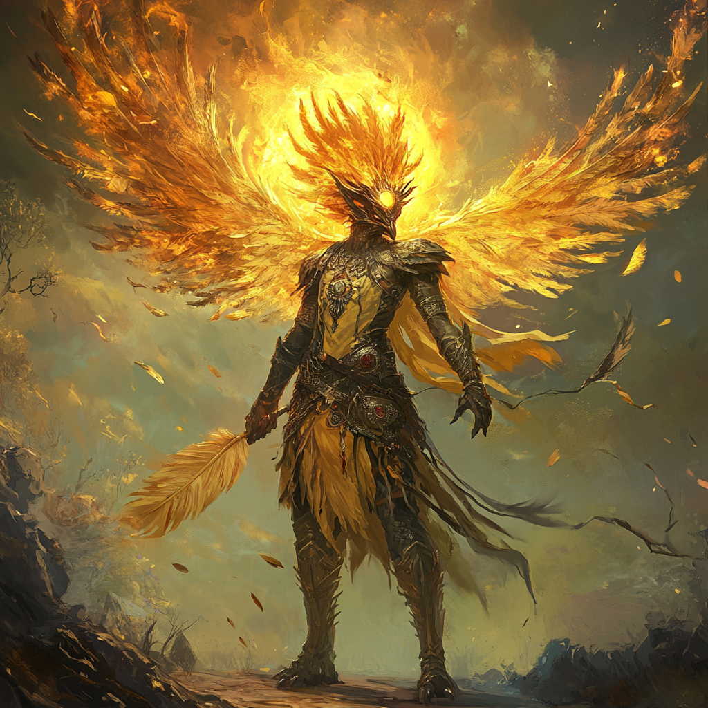 Great Phoenix God of Sun and Hope