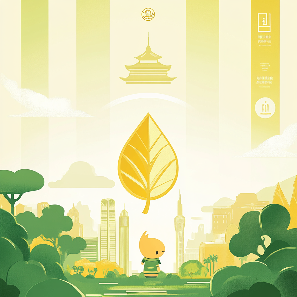 Harmonious Gold Coin Growth Poster