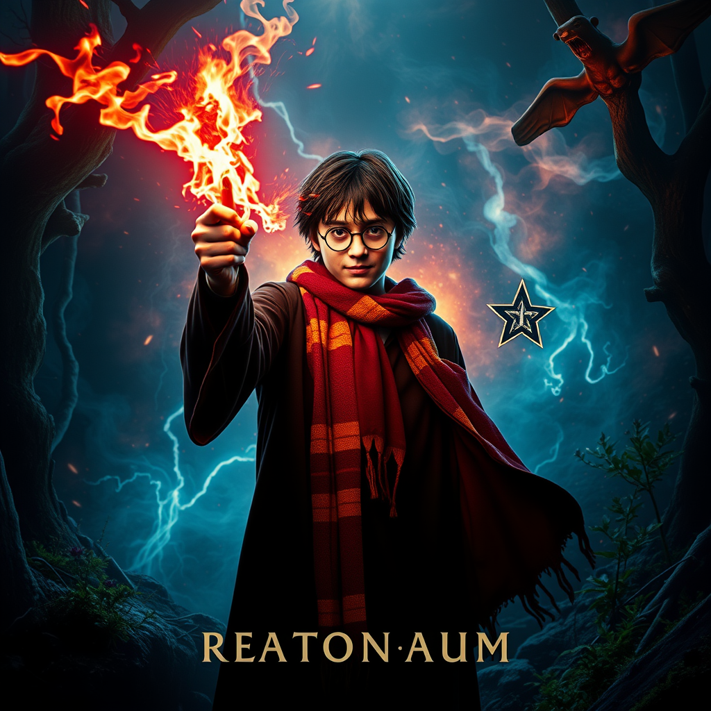 Harry Potter Summoning Patronum in Reunion Island
