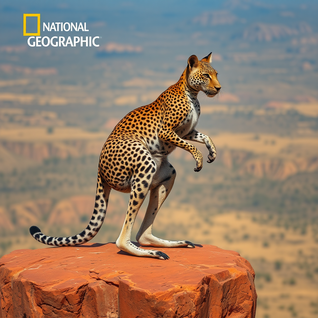 Hybrid Leopard Kangaroo Nature Shot National Geographic