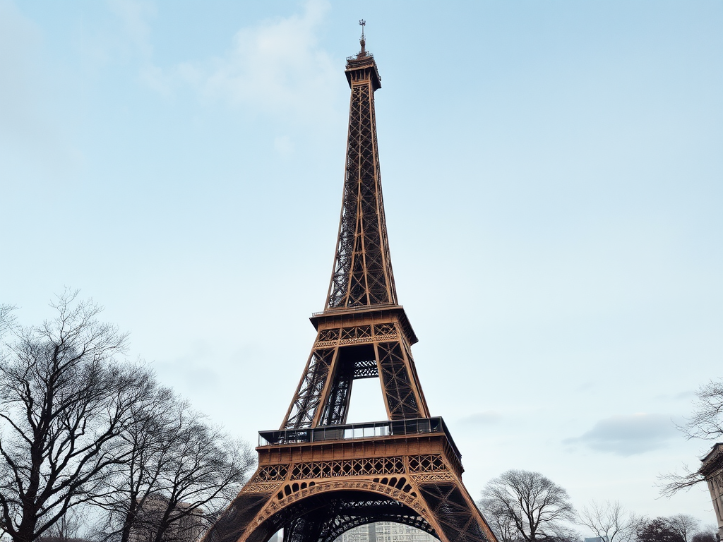 Iconic landmark in Paris, France.