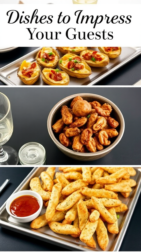 Impressive Appetizer Collage for Sophisticated Dining