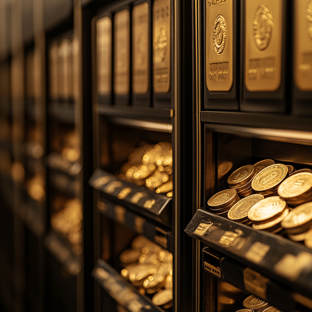 Inside Coin Store: Gold and Silver Vending Machines