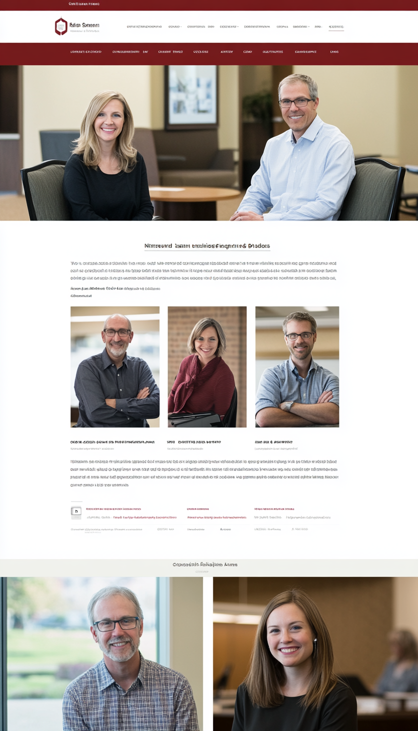 Insurance services website Layout