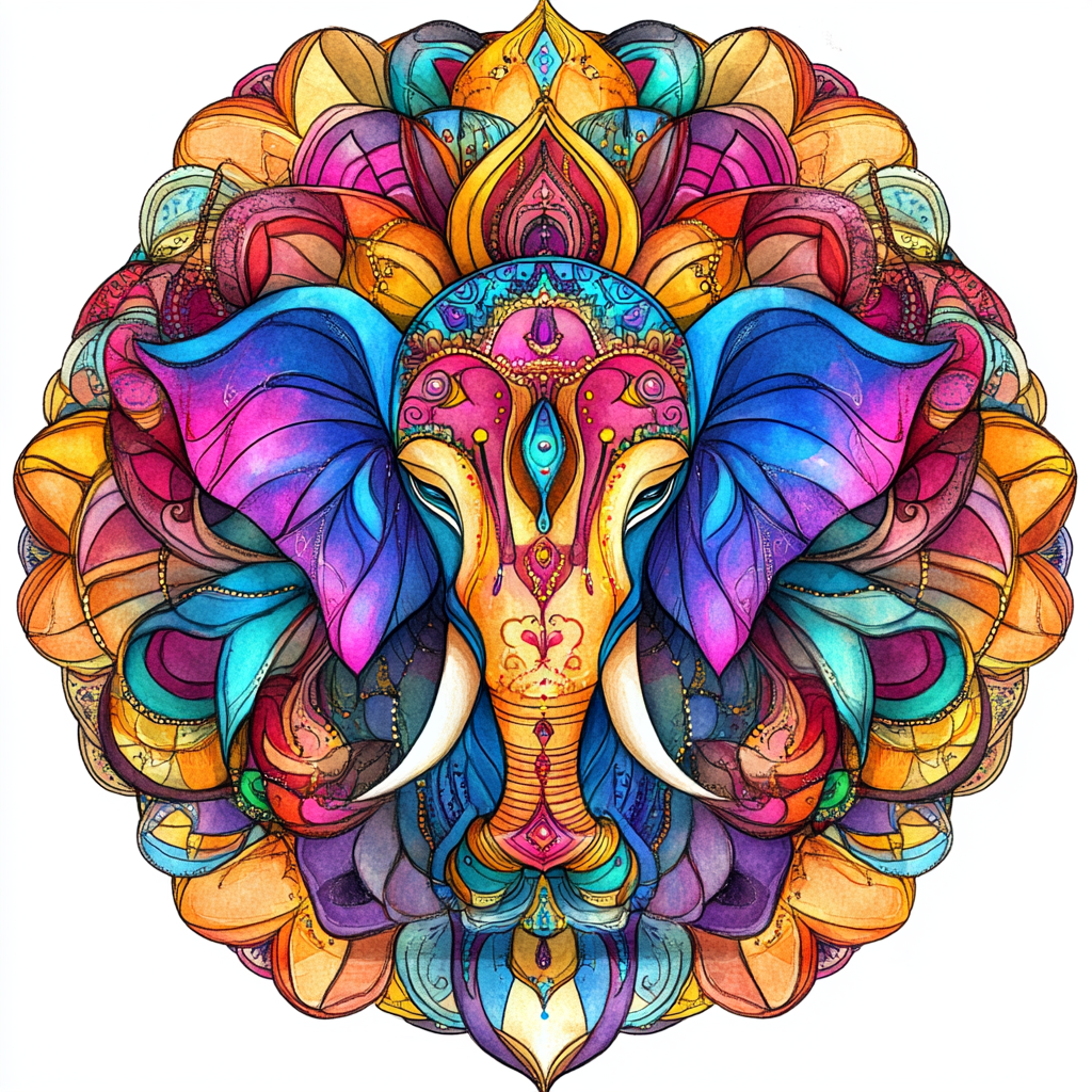 Jan Tengnagel's Winning Mandala Ganesha Digital Art