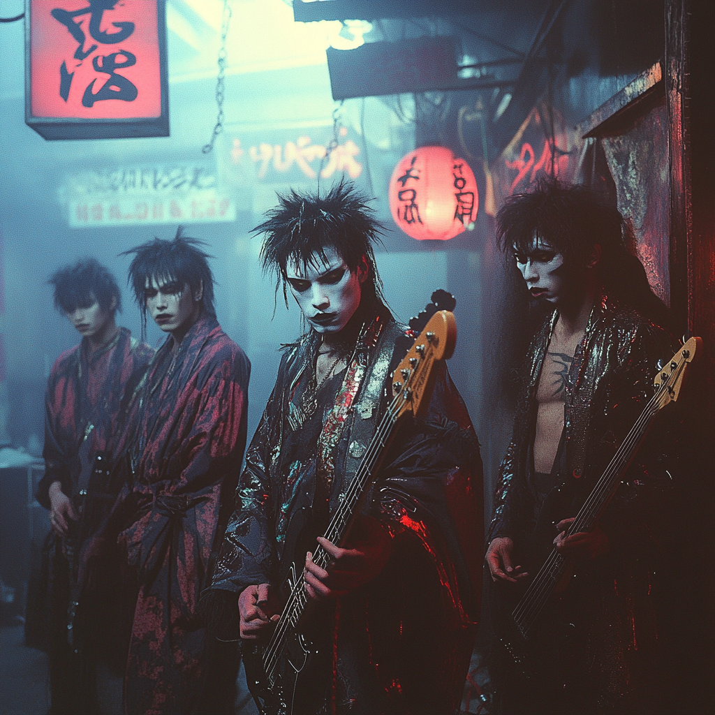 Visual Kei Band in Gritty Japanese Bar District