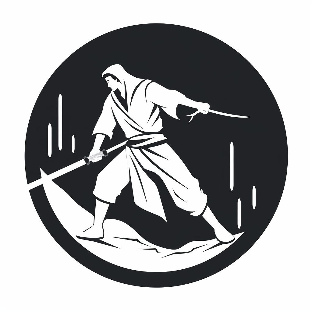 Monochrome icon of Jedi deflection ability