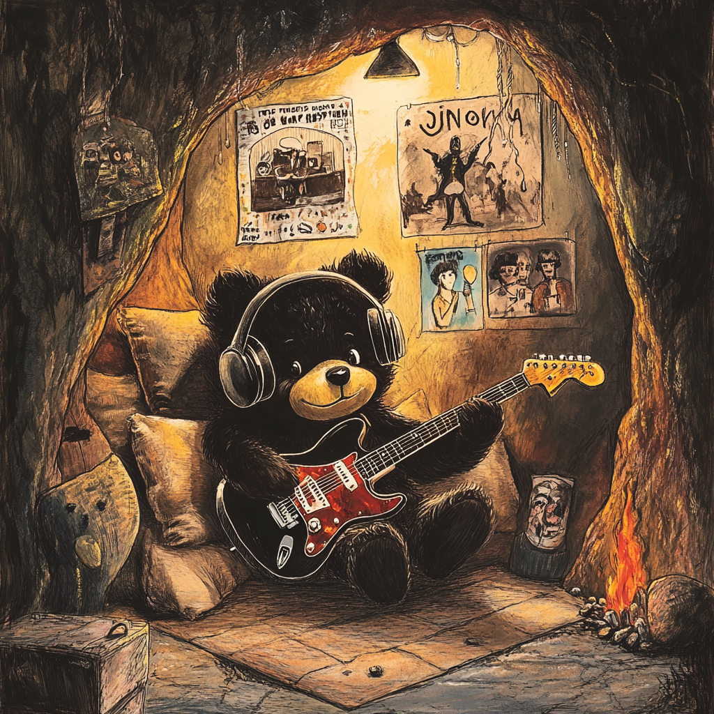 Jonny's Cave: A Rock Star Bear's Dream