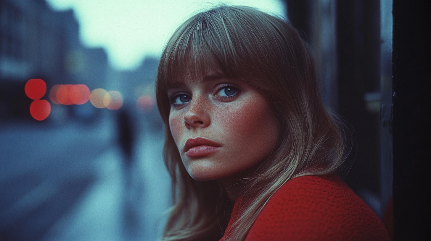 Julie Christie in 1960s London.