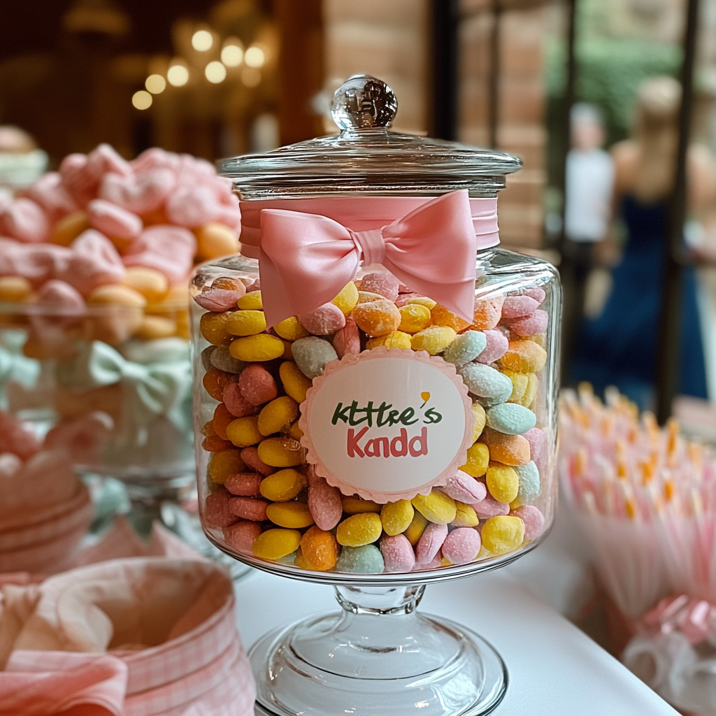 Katie's Sugar Free Kandy Logo on Candy Jar