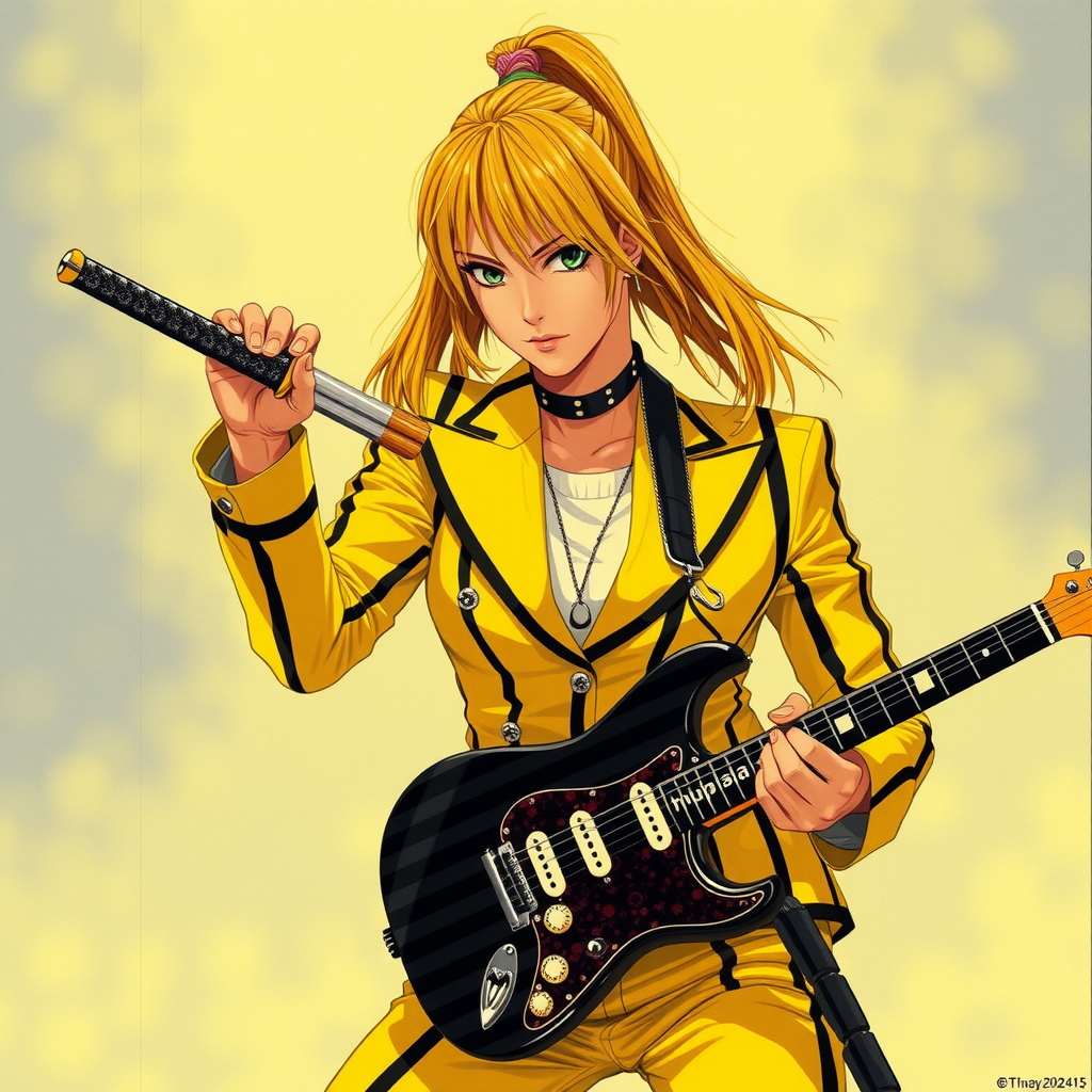 Kill Bill Scene: Uma in Yellow SuitCloseOperation